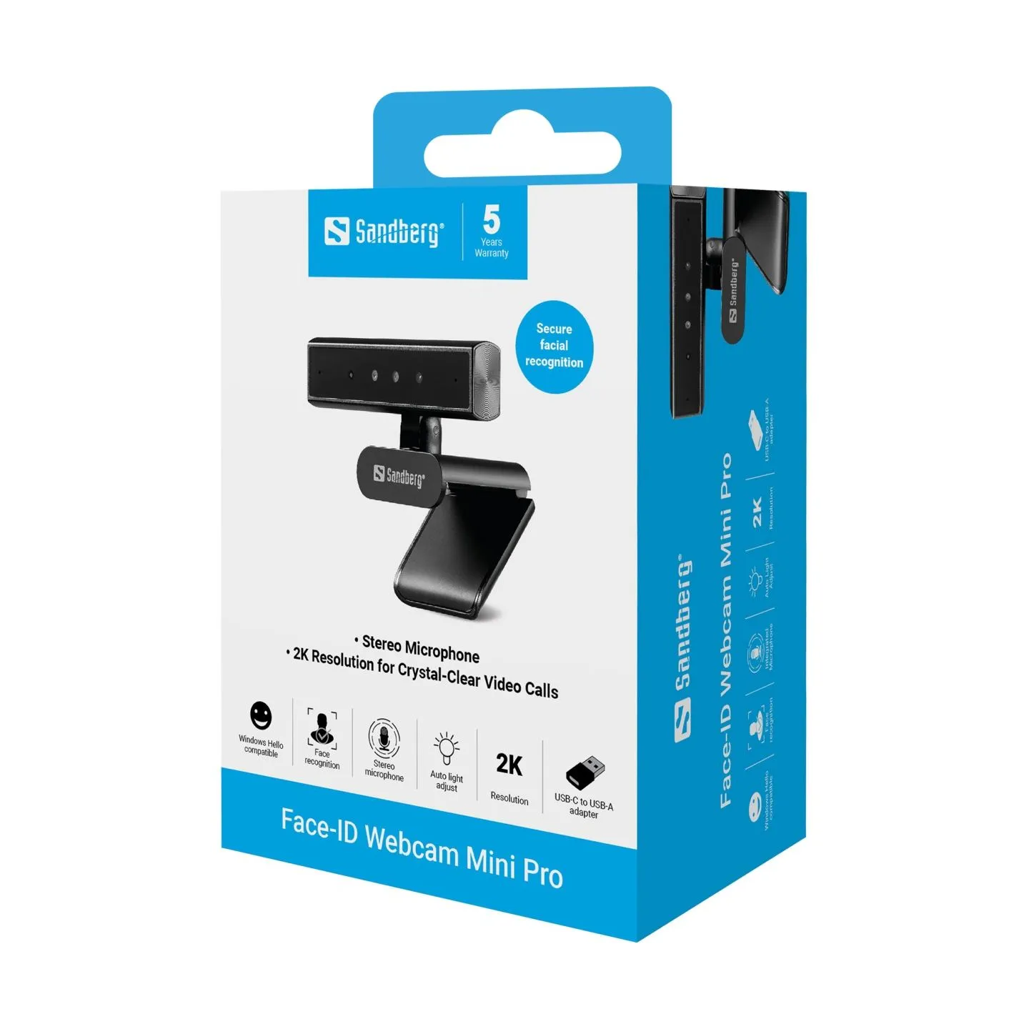Sandberg 134-44 Face-ID Webcam Mini Pro