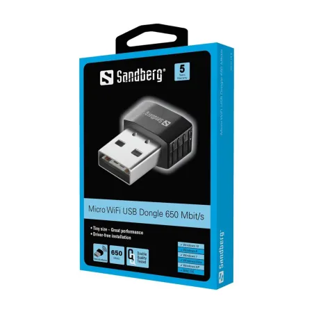 Sandberg 133-91 Micro WiFi USB Dongle 650Mbit/s