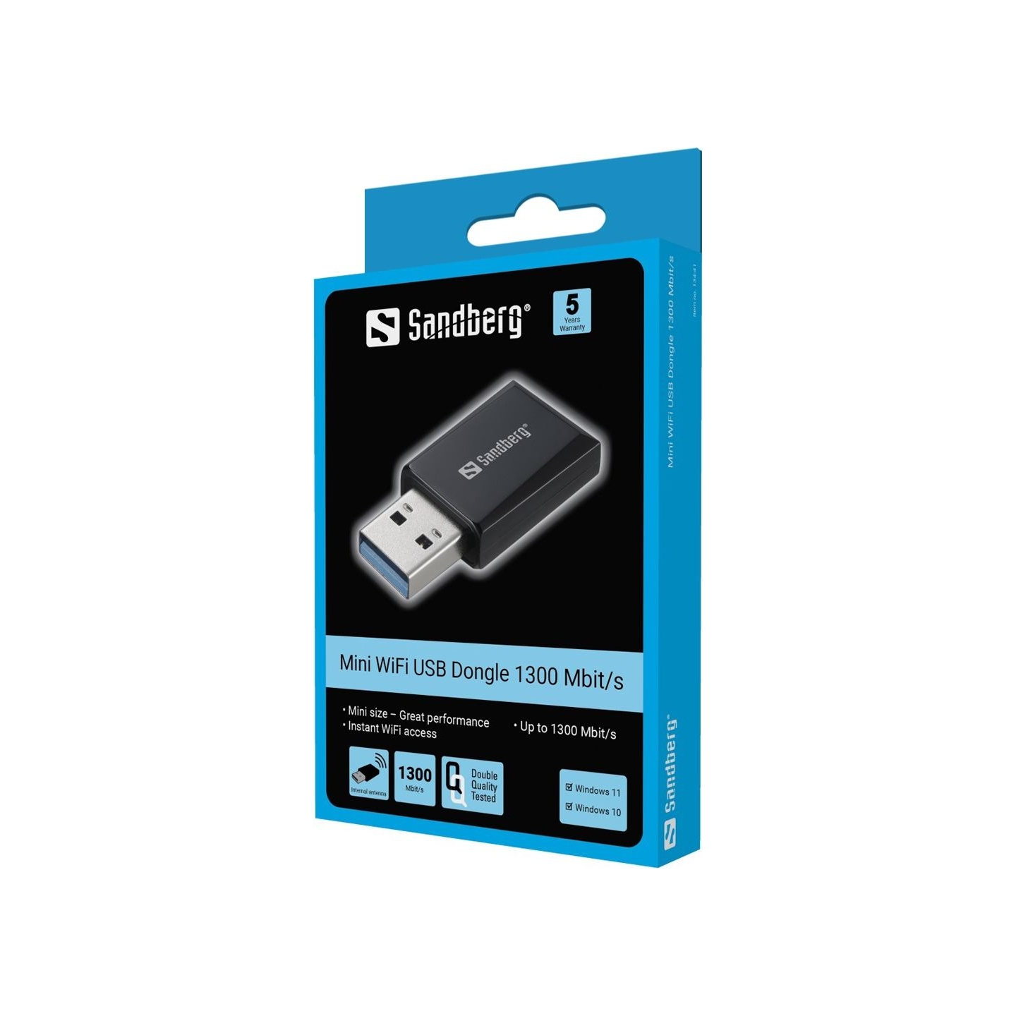 Sandberg 134-41 Mini WiFi Dongle 1300Mbit/s