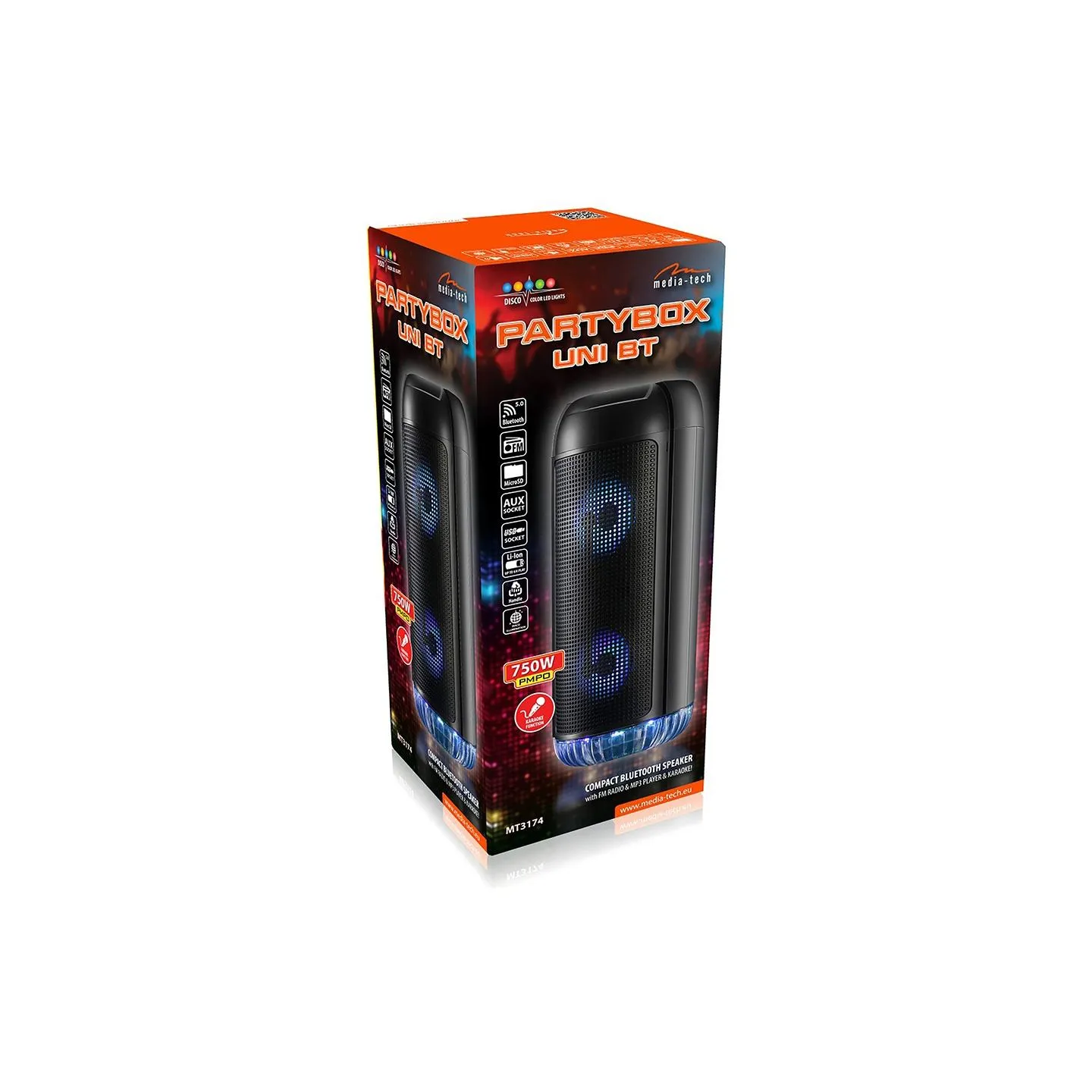 Media-Tech MT3174 Partybox Uni BT