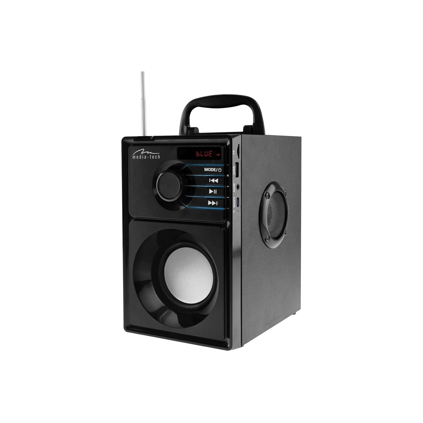 Media-Tech Bluetooth speaker Boombox MT3179 15W USB-C silver
