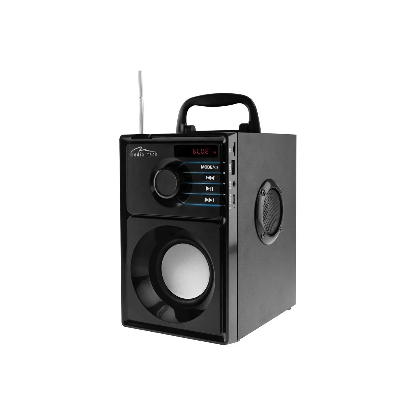 Media-Tech MT3179 Boombox Silver