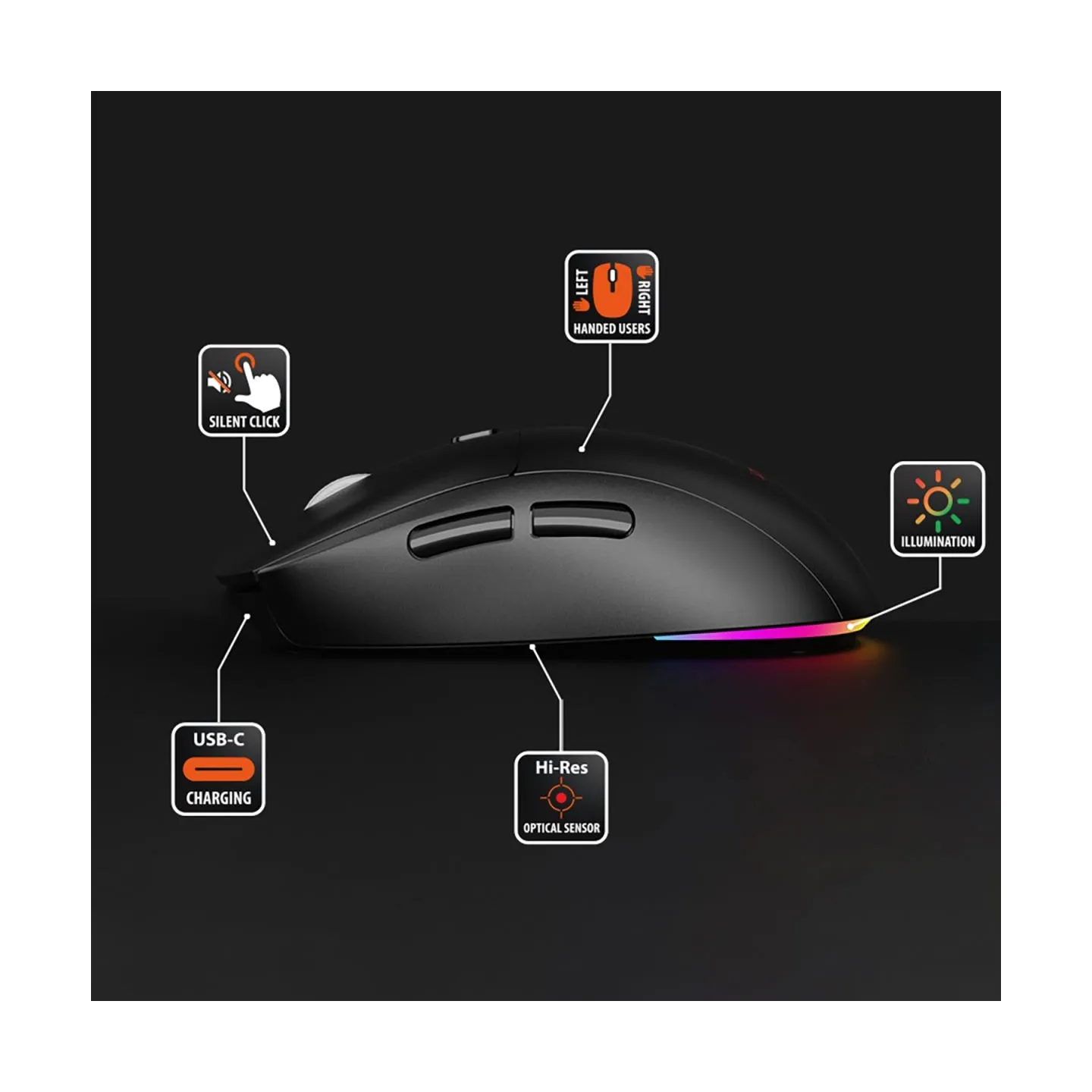 Media-Tech MT1124 Silent&Recharge
