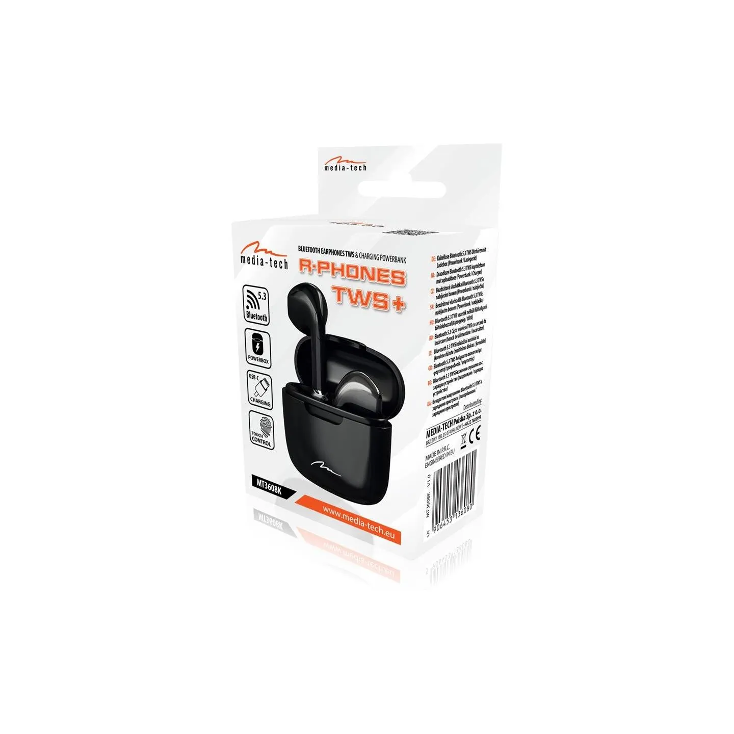 Media-Tech MT3608K R-Phones TWS+ black