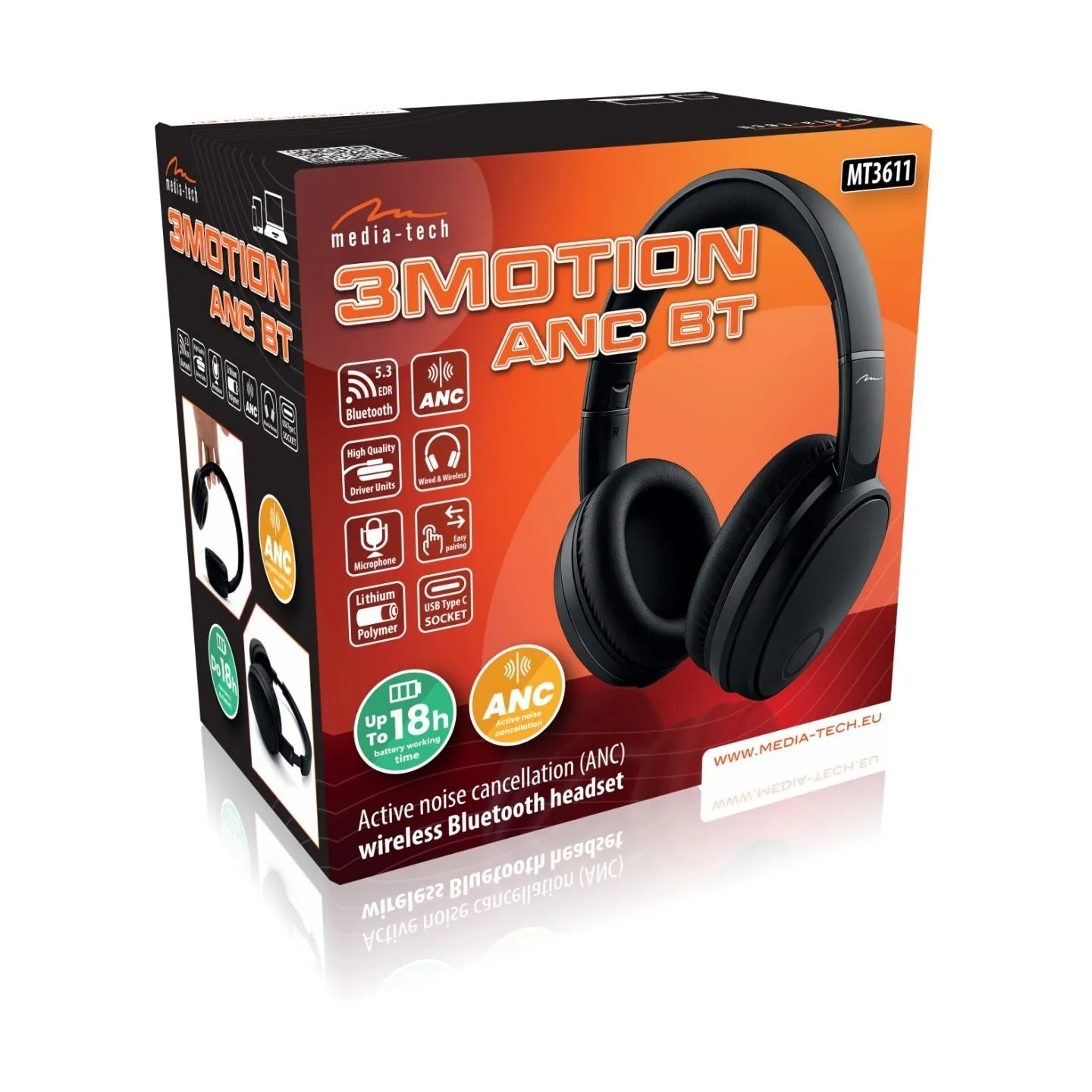 Media-Tech MT3611 3Motion ANC BT