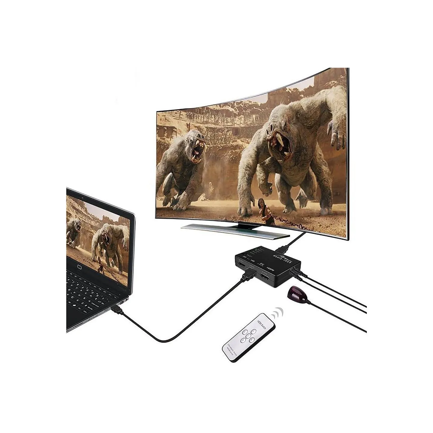 Media-Tech MT5207 5xHDMI switch 4K