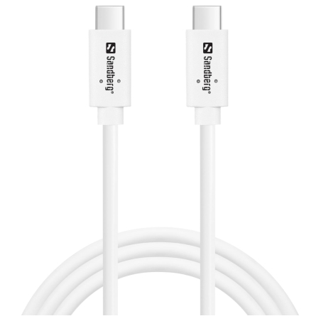 Sandberg 136-53 USB-C to USB-C  USB 3.1 Gen2 PD 100W cable, 1M