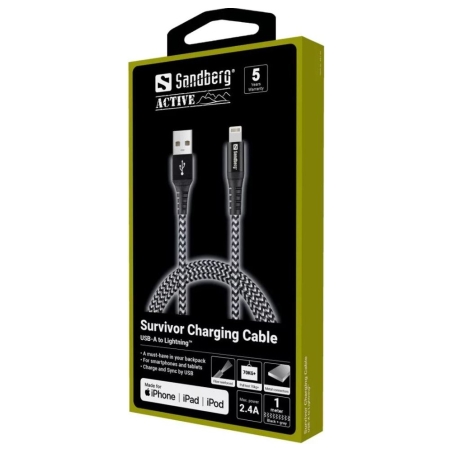 Sandberg 441-35 Survivor Lightning Cable 1M