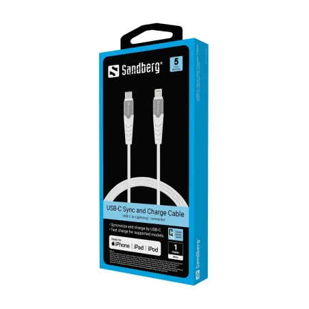 Sandberg 136-25 USB-C PD to Lightning MFI 1M