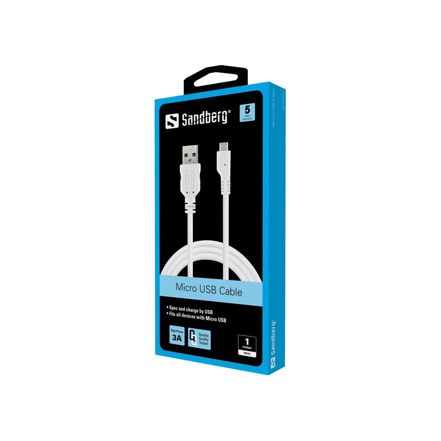 Sandberg 440-33 MicroUSB Sync/Charge Cable 1m