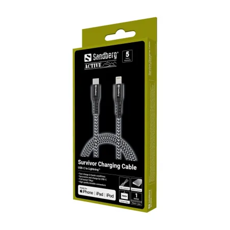 Sandberg 441-55 Survivor USB-C to Lightning 1M
