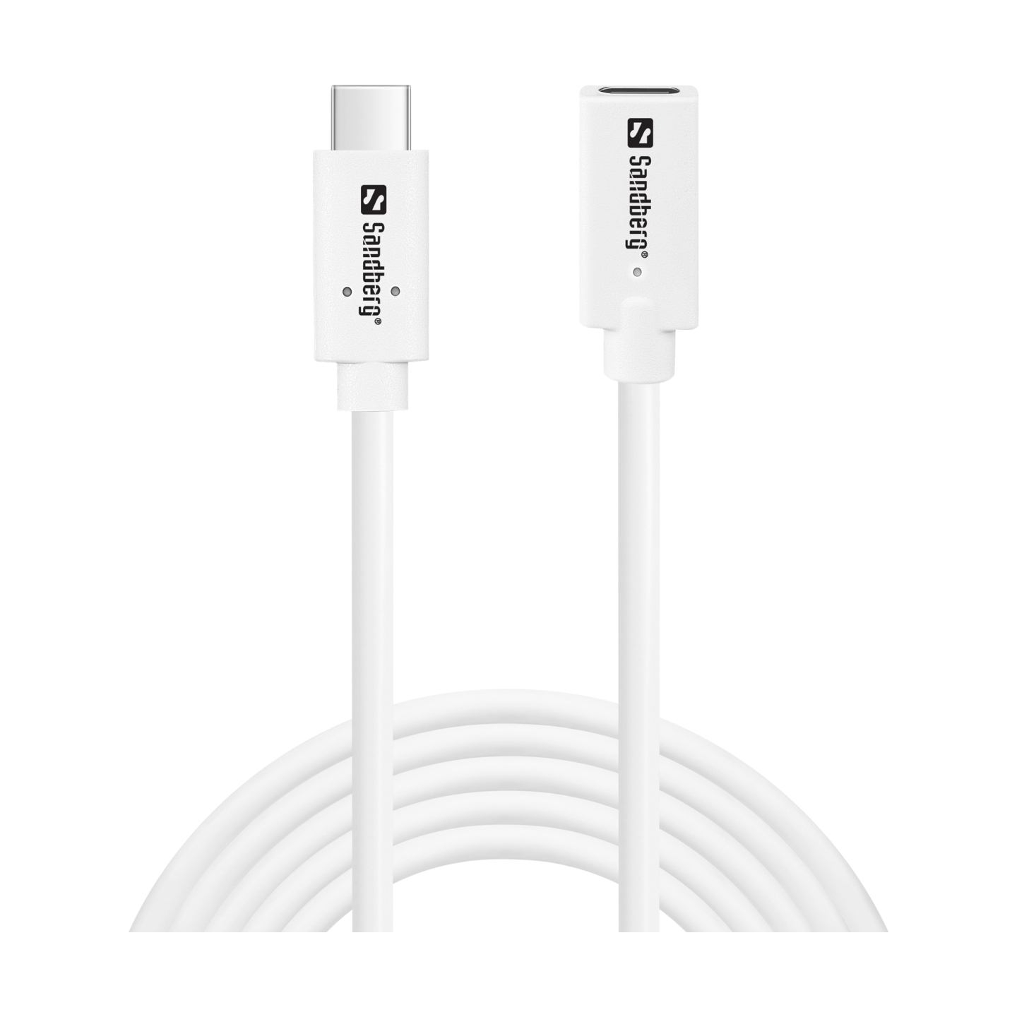 Sandberg 136-55 USB-C>C M-F USB 3.1 100W, 2M