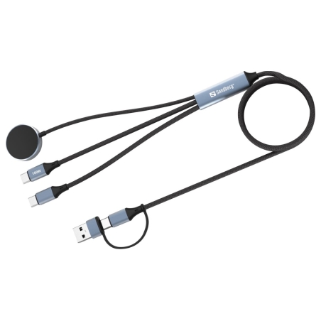 Sandberg 441-69 3in1 Travel Charge Cable 100W