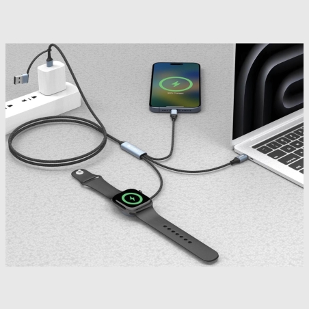 Sandberg 441-69 3in1 Travel Charge Cable 100W