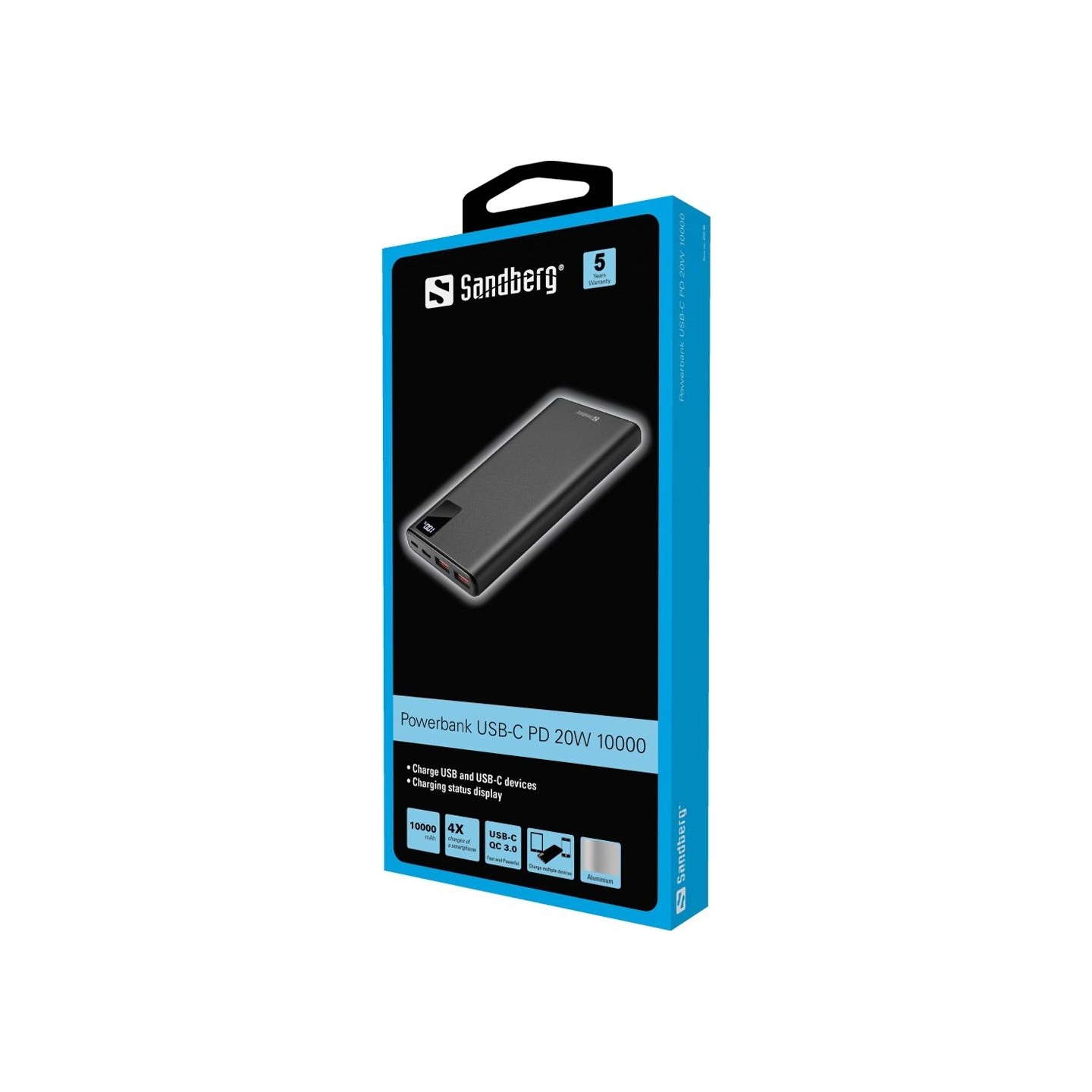Sandberg 420-58 Powerbank USB-C PD 20W 10000