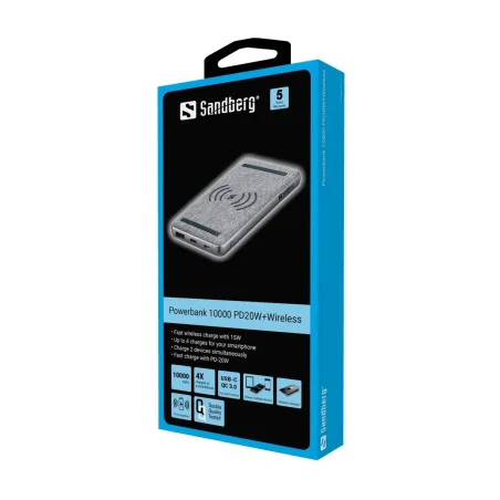 Sandberg 420-61 Powerbank 10000 PD20W+Wireless
