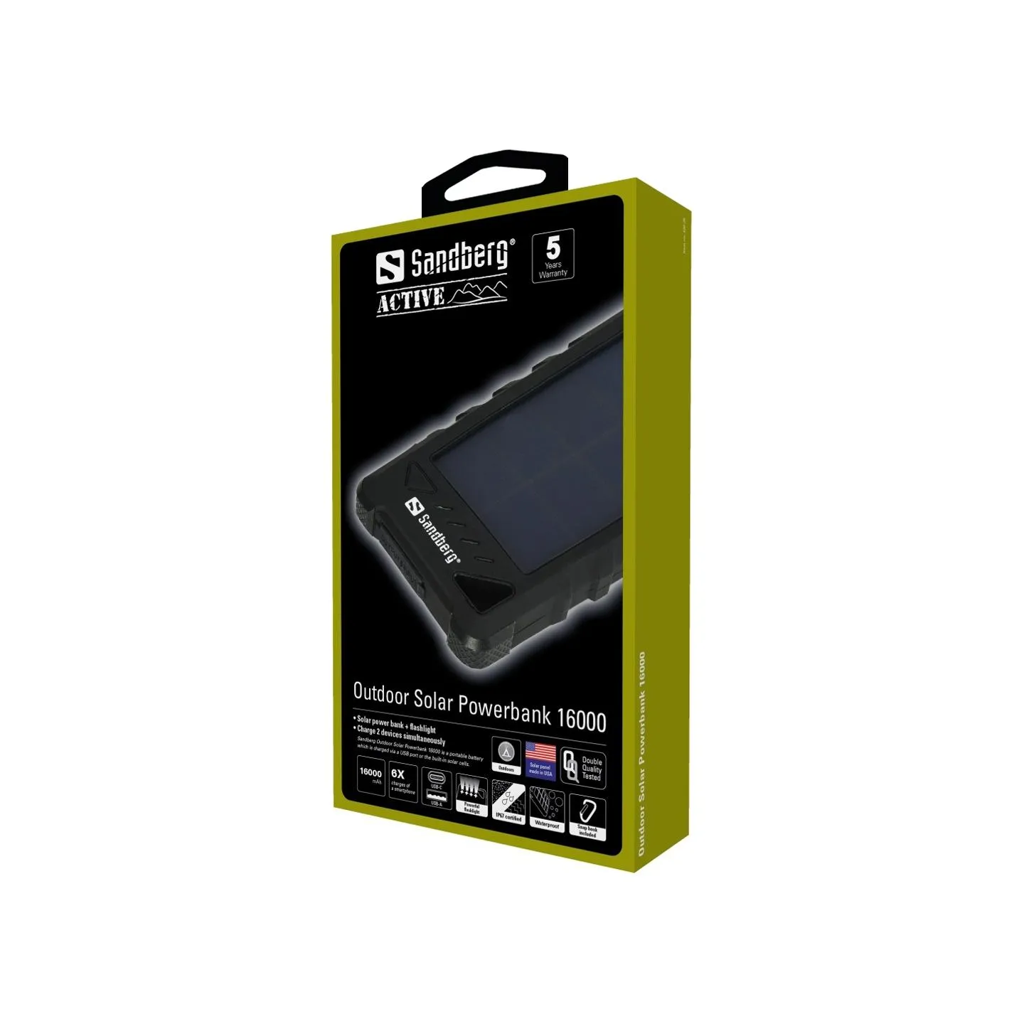 Sandberg Outdoor Solar Powerbank 16000