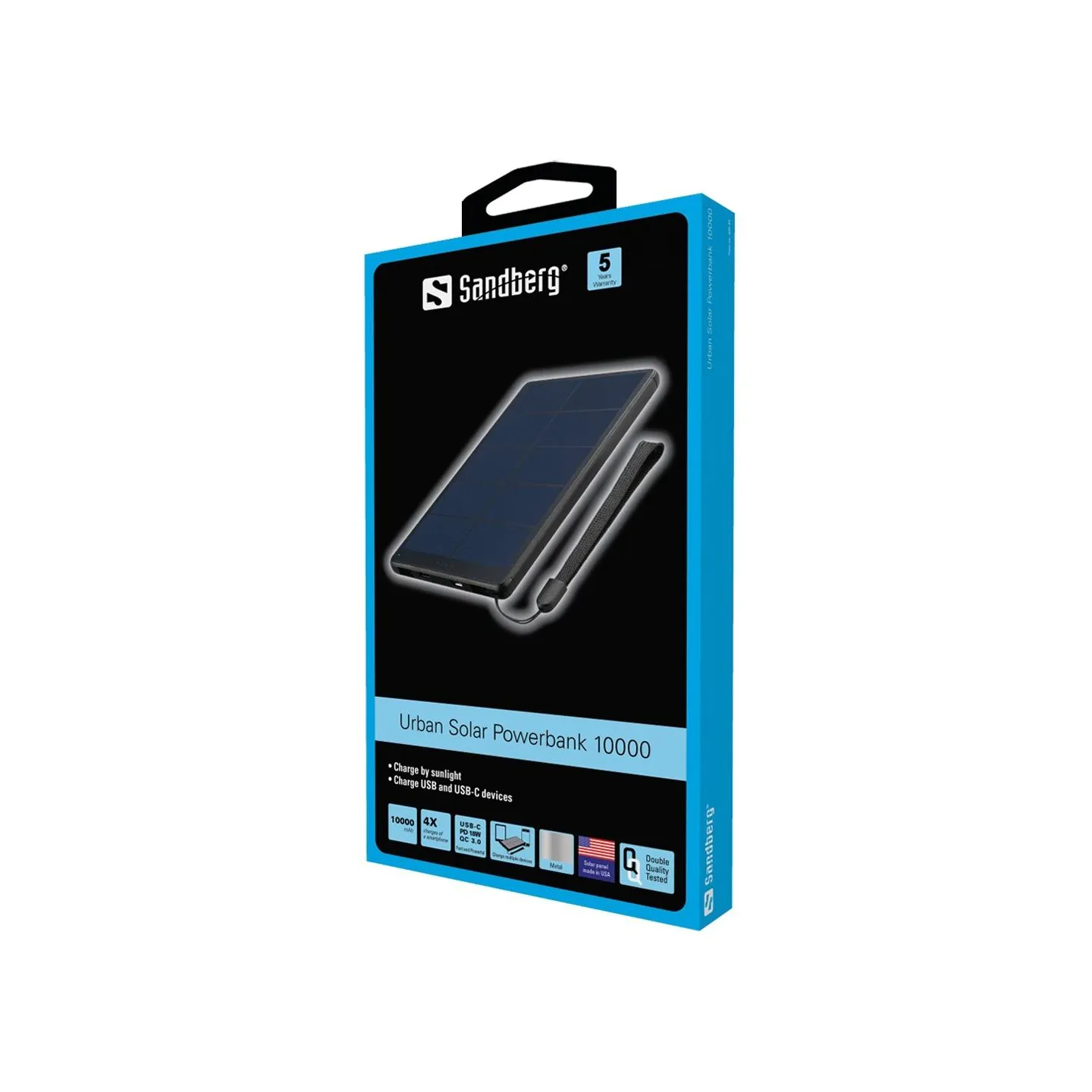Sandberg 420-54 Urban Solar Powerbank 10000