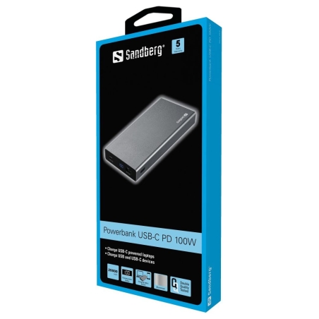 Sandberg Powerbank USB-C PD 100W 20000