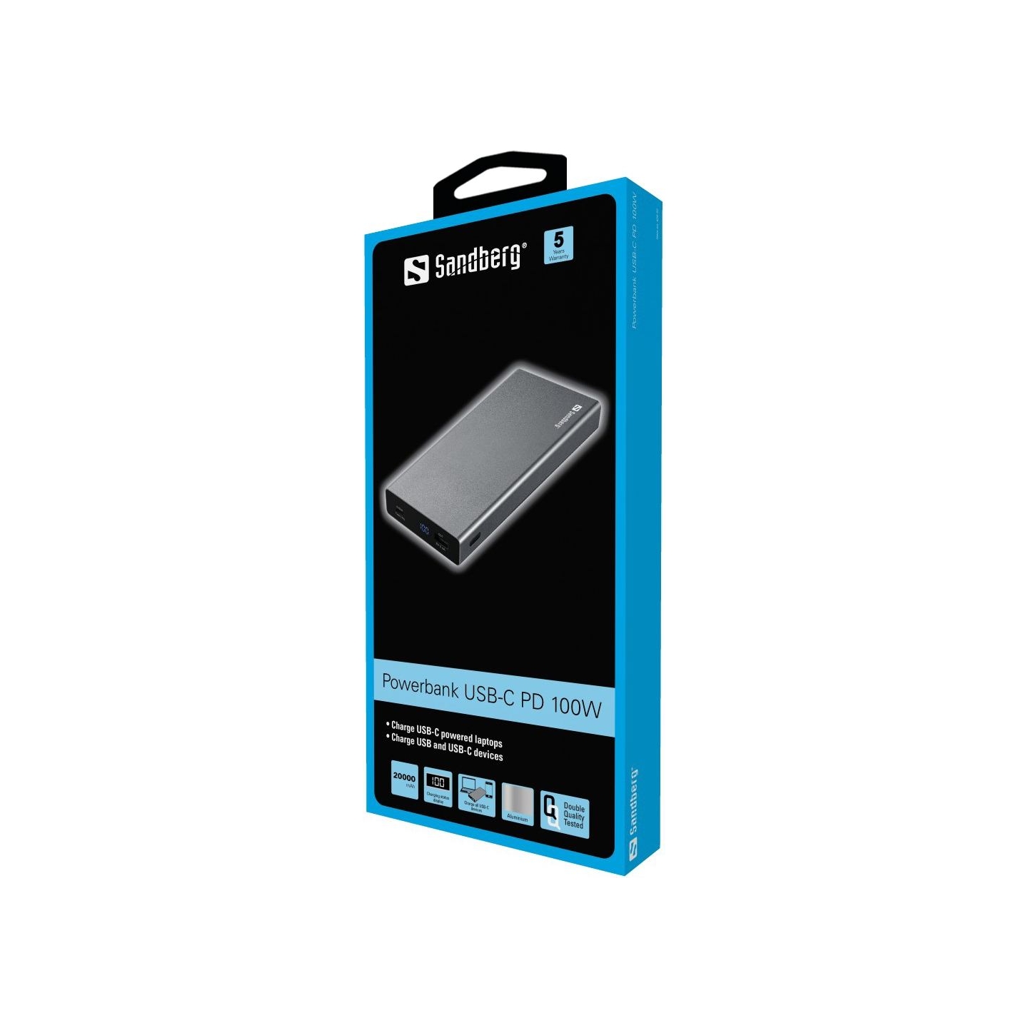 Sandberg Powerbank USB-C PD 100W 20000