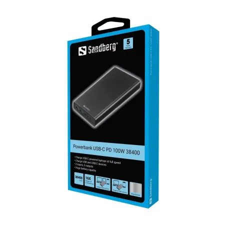 Sandberg Powerbank USB-C PD 100W 38400