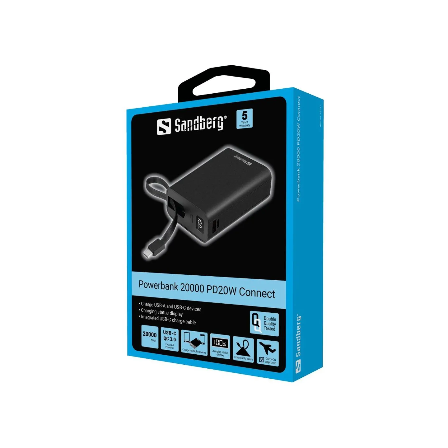 Sandberg 421-12 Powerbank 20000 PD20W Connect