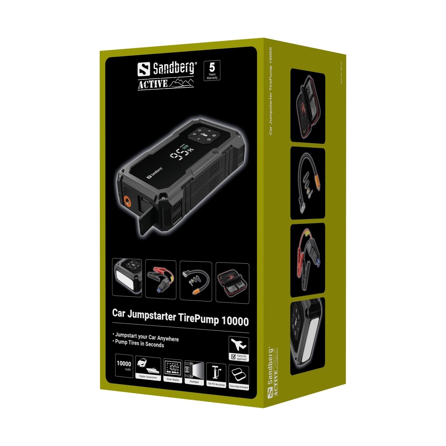 Sandberg Car Jumpstarter TirePump 10000
