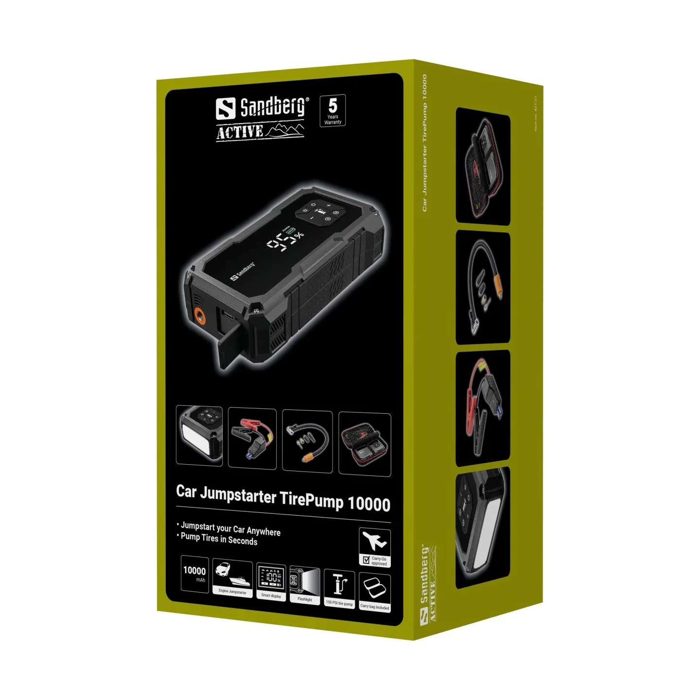 Sandberg Car Jumpstarter TirePump 10000