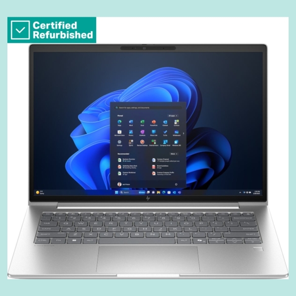 HP RENEW SILVER HP EliteBook 6 G1i 14 - Ultra 7-255U, 16GB, 512GB SSD, 14 WUXGA 300-nit AG, 5MP IR cam, FPR, US backlit keyboard