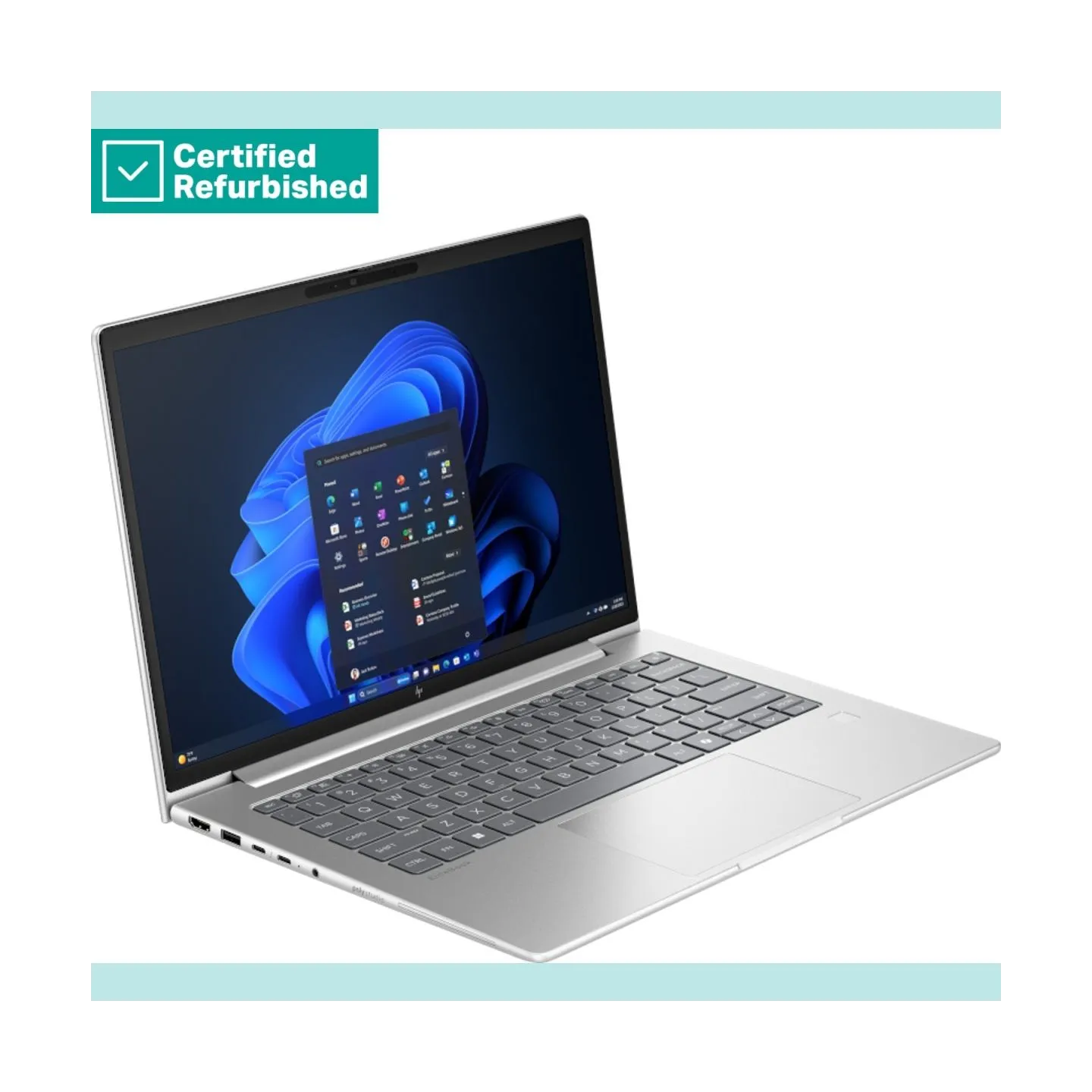 HP RENEW SILVER HP EliteBook 6 G1i 14 - Ultra 7-255U, 16GB, 512GB SSD, 14 WUXGA 300-nit AG, 5MP IR cam, FPR, US backlit keyboard
