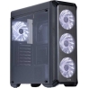 Zalman I3 ATX  Black,  LED fan x4