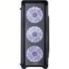 Zalman I3 ATX  Black,  LED fan x4