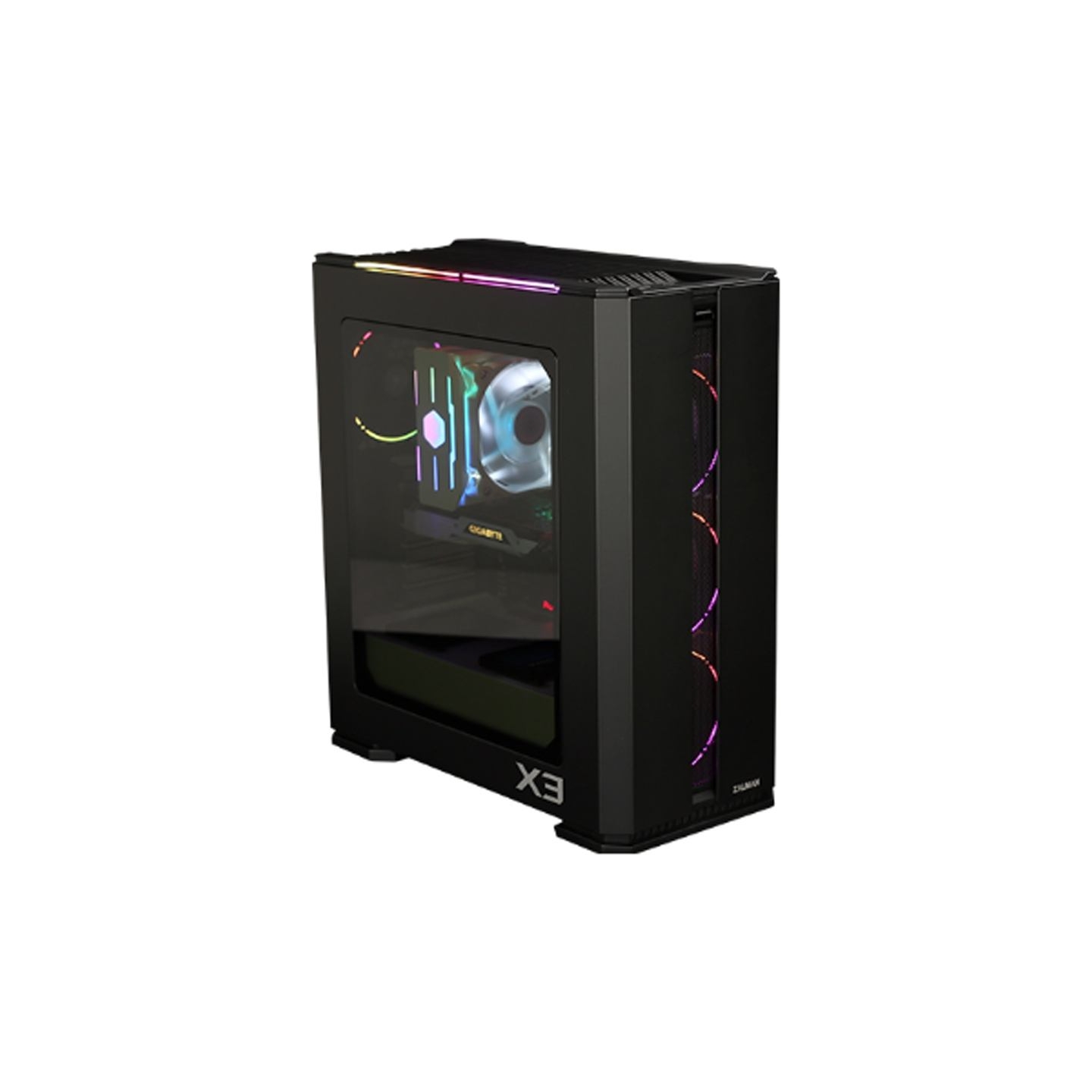 Zalman X3 BLACK ATX, ARGB fan x4, T/G