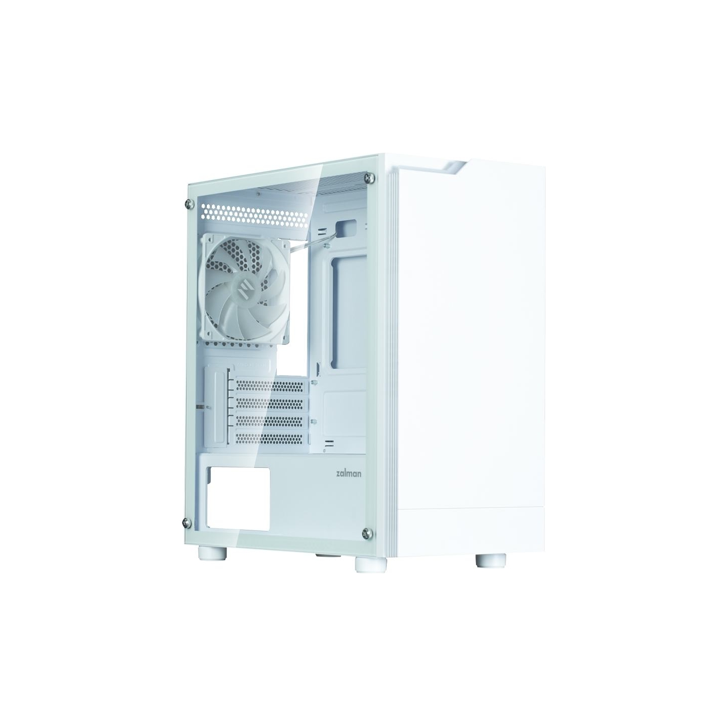 Zalman T4 Plus White  Mini Tower Case, 120mm ARGB Fan x1