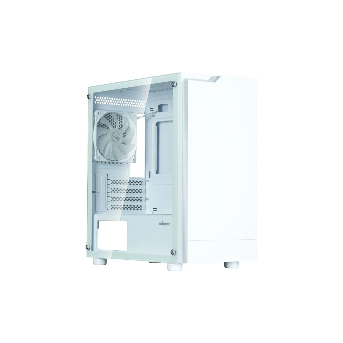 Zalman T4 Plus White  Mini Tower Case, 120mm ARGB Fan x1