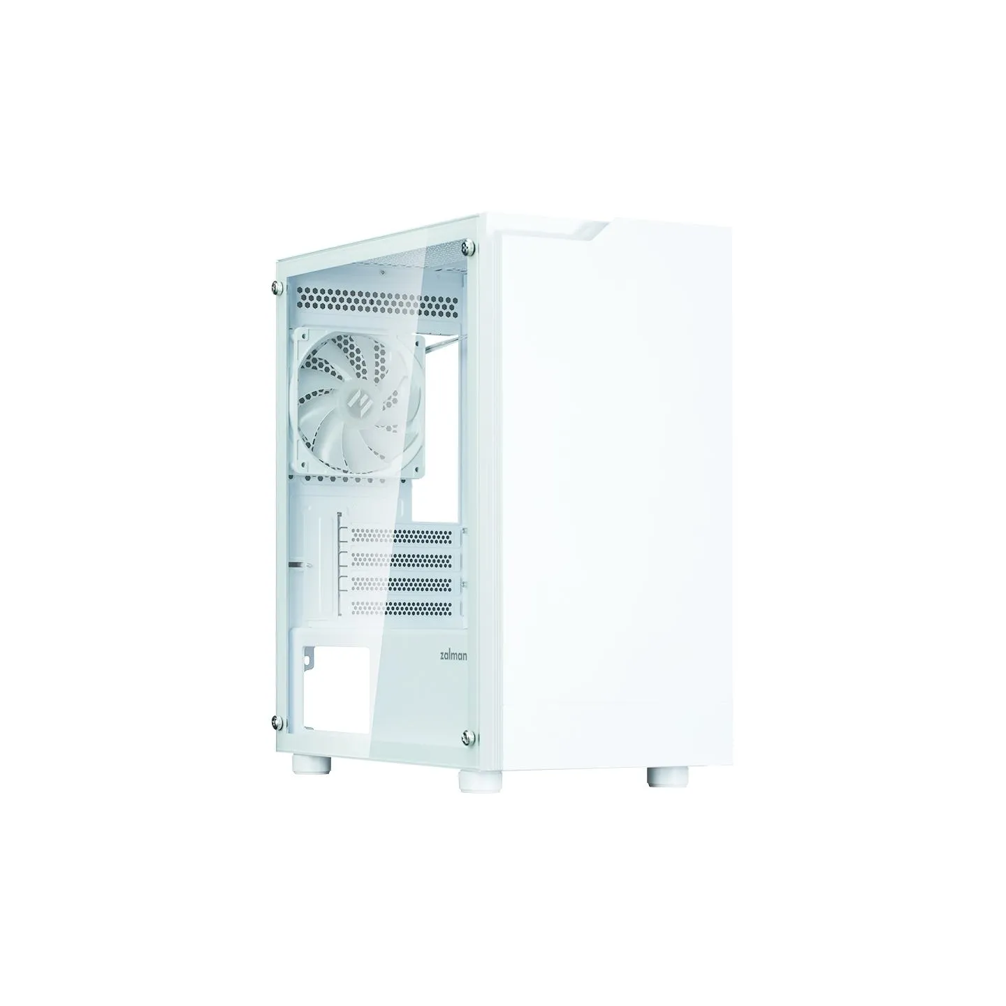 Zalman T4 Plus White  Mini Tower Case, 120mm ARGB Fan x1