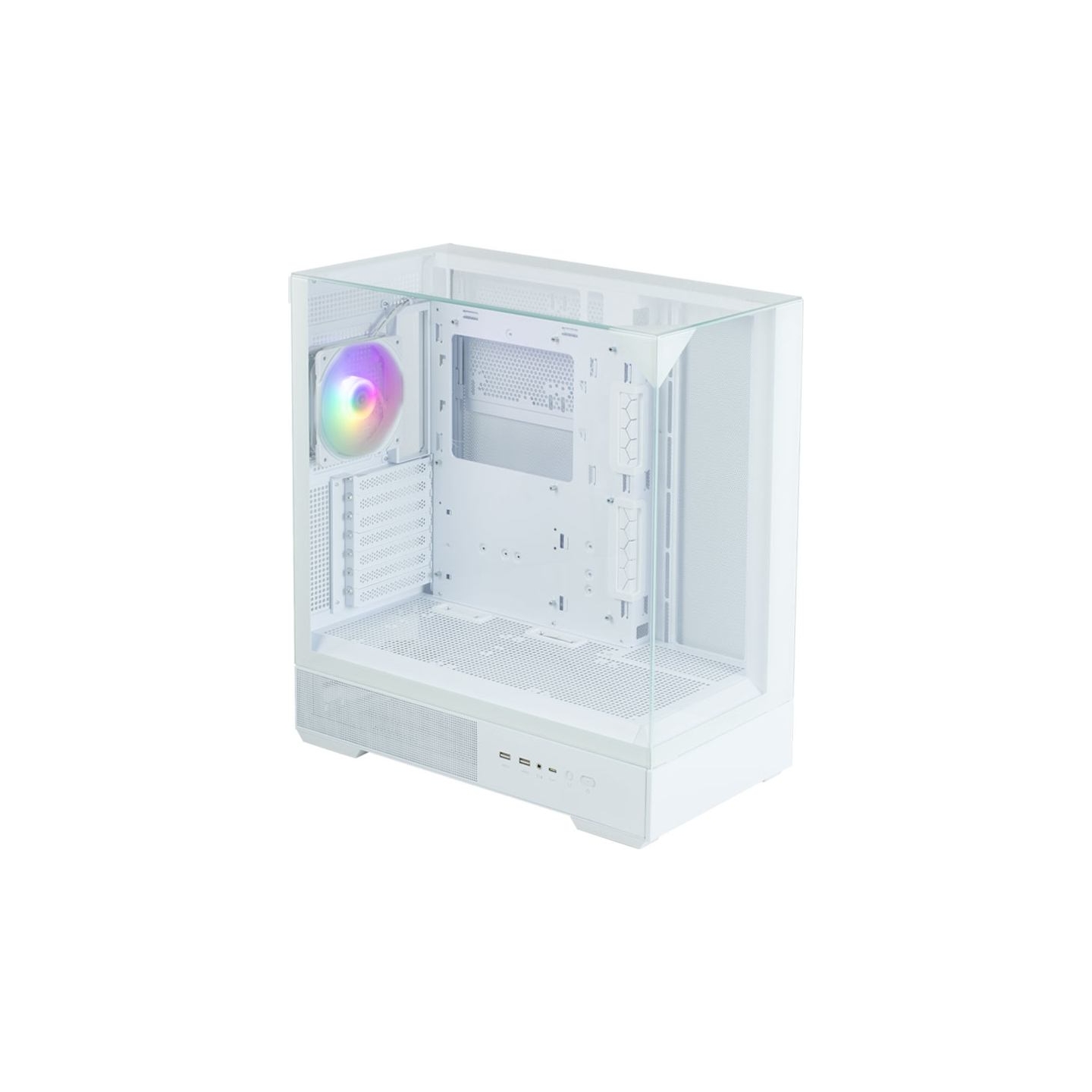 Zalman P40 Prism White, ARGB Fan x1