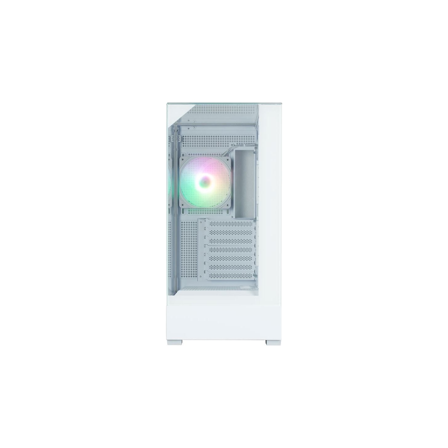 Zalman P40 Prism White, ARGB Fan x1