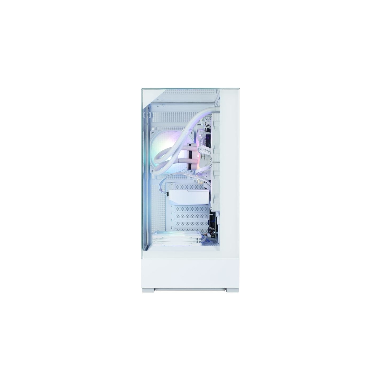 Zalman P40 Prism White, ARGB Fan x1