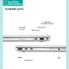 HP RENEW SILVER HP EliteBook 8 G1i 13 - Ultra 5-235U, 32GB, 512GB SSD, 13.3 WUXGA 300-nit AG, 5MP IR cam, Smartcard, FPR, US key