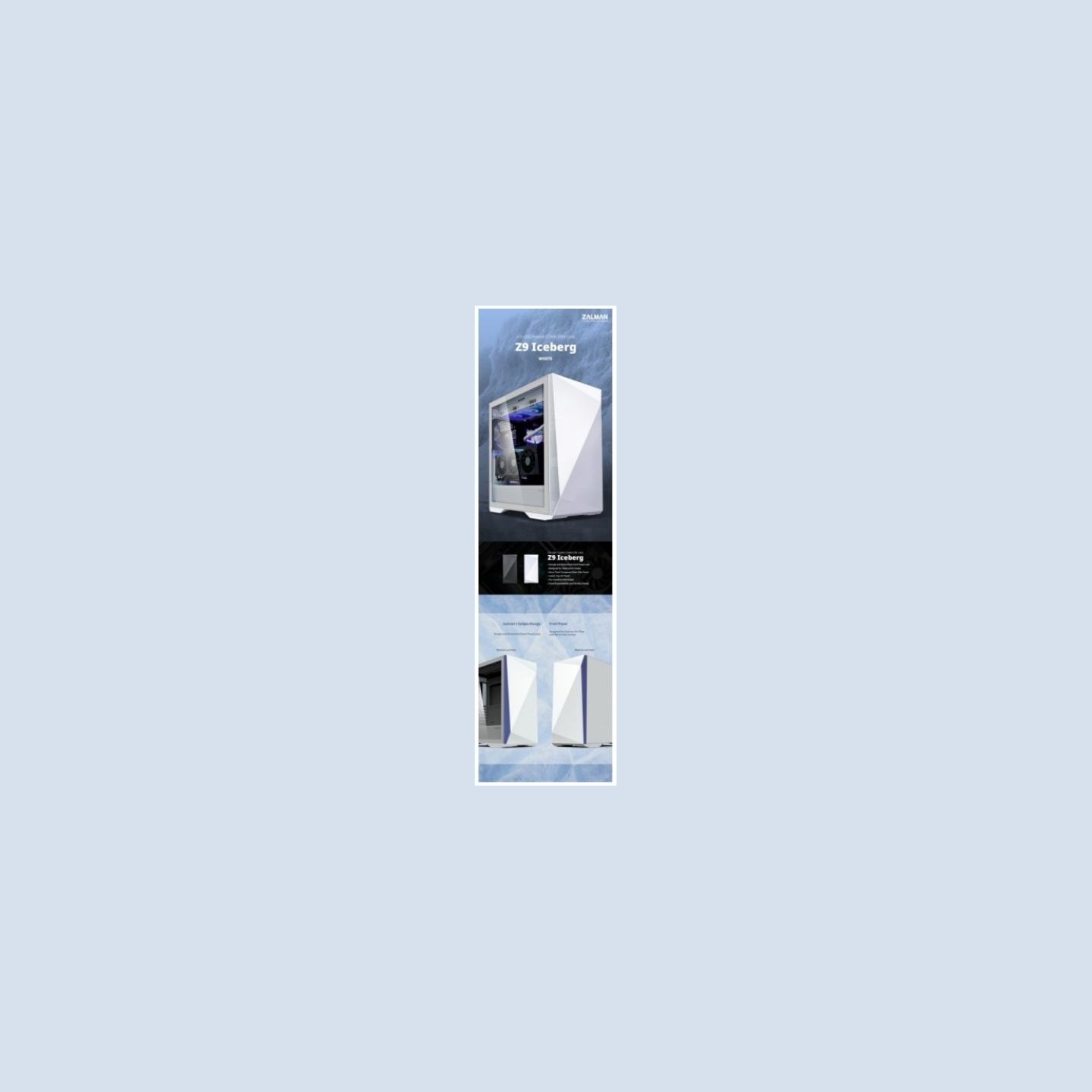 Zalman Z9 Iceberg ATX, White