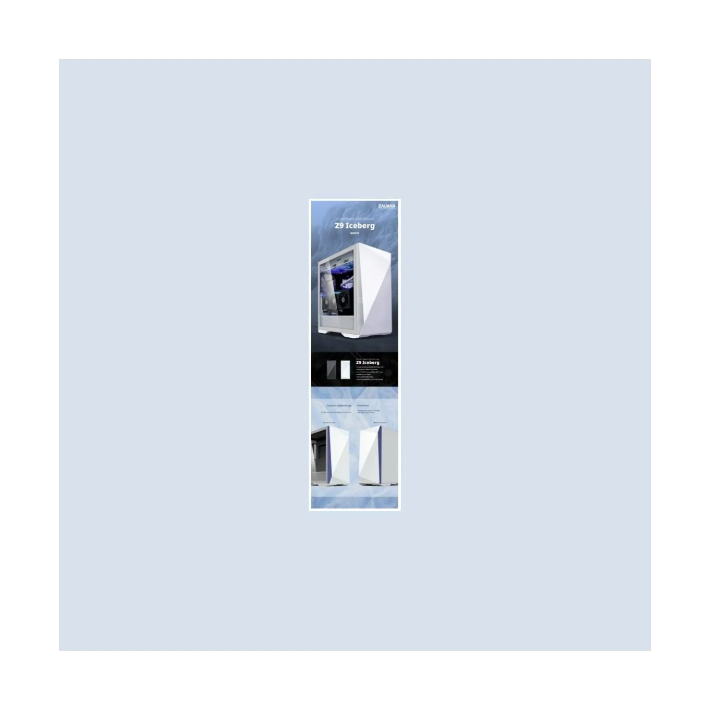 Zalman Z9 Iceberg ATX, White