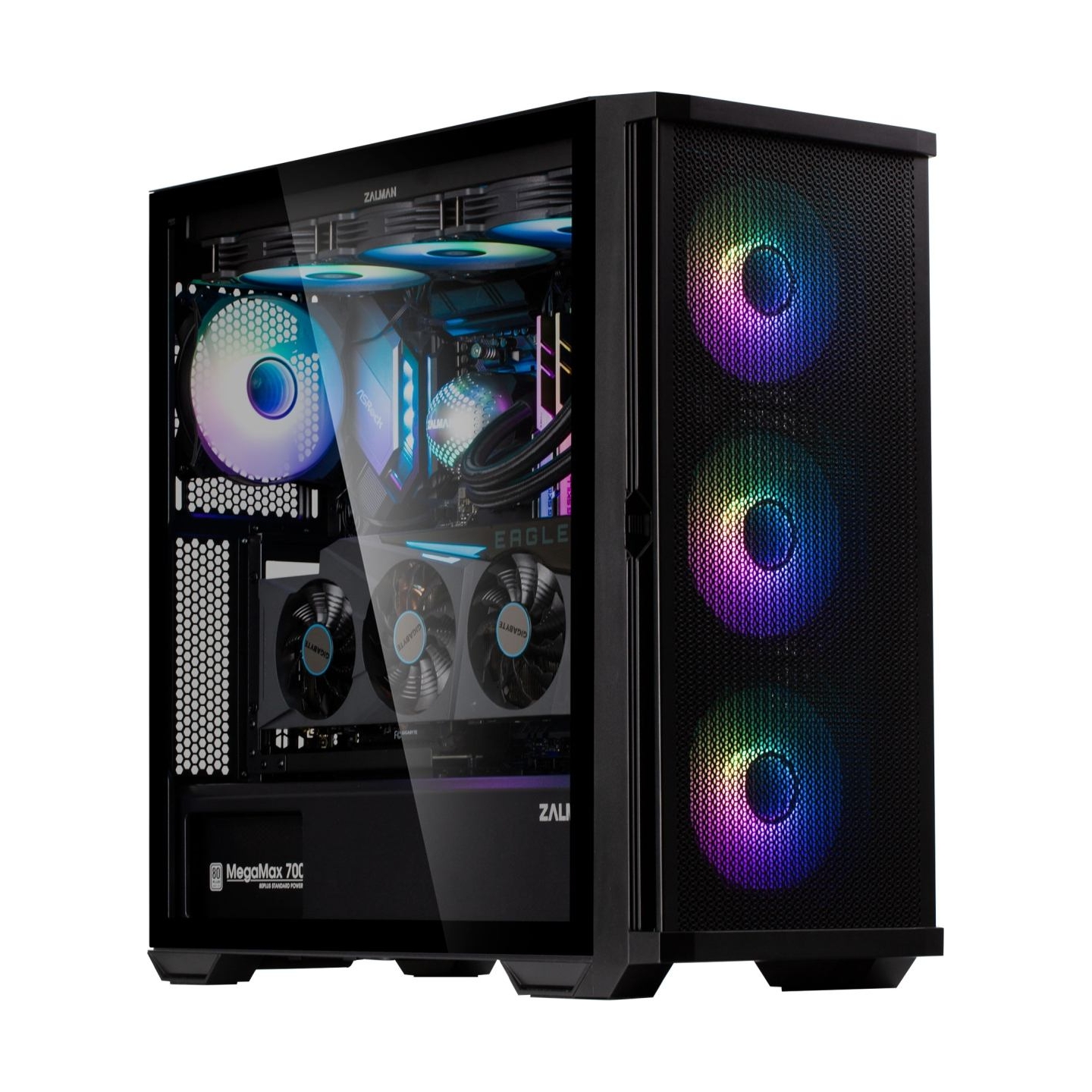 Zalman Z10 DUO ATX ZM-IF120 x4 Black