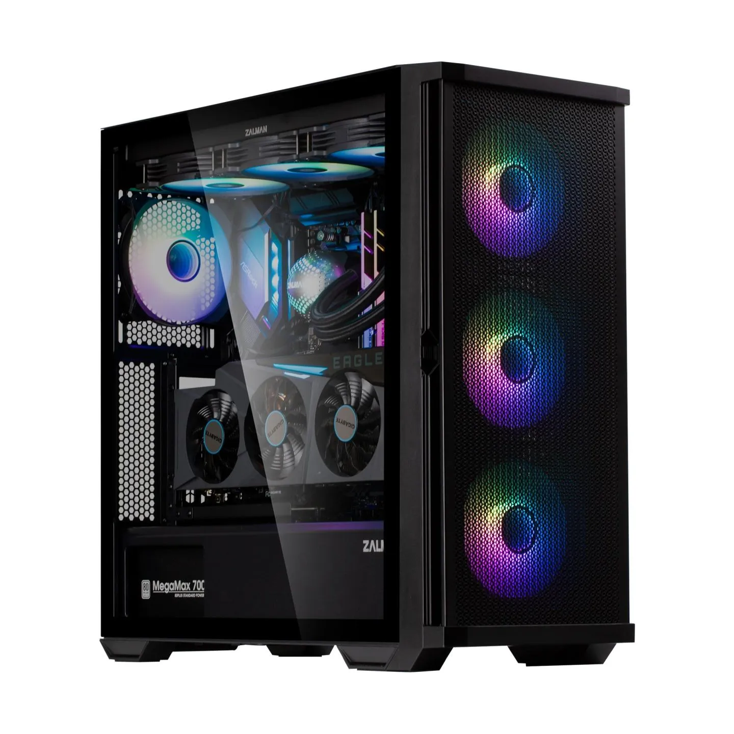 Zalman Z10 DUO ATX ZM-IF120 x4 Black