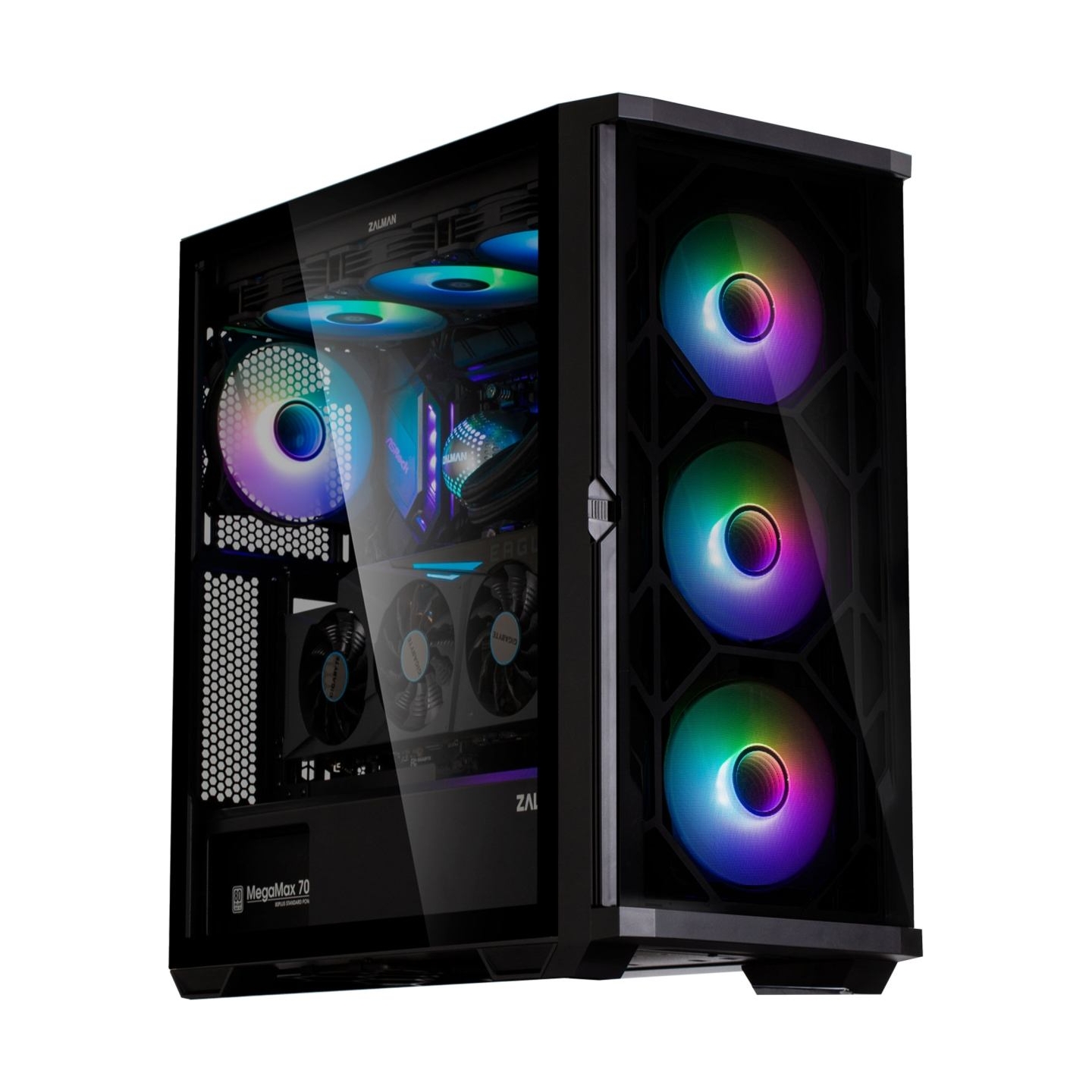 Zalman Z10 DUO ATX ZM-IF120 x4 Black