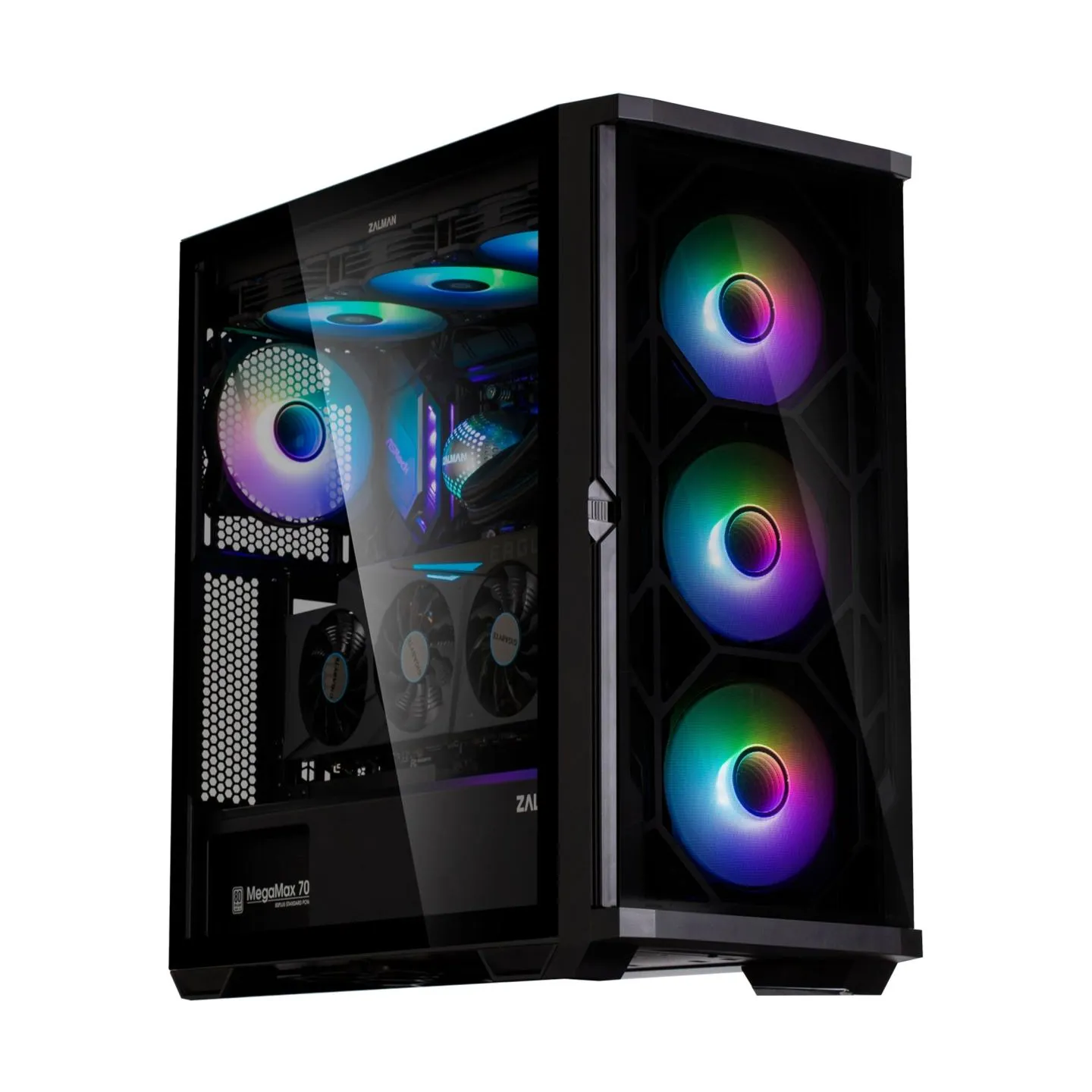 Zalman Z10 DUO ATX ZM-IF120 x4 Black