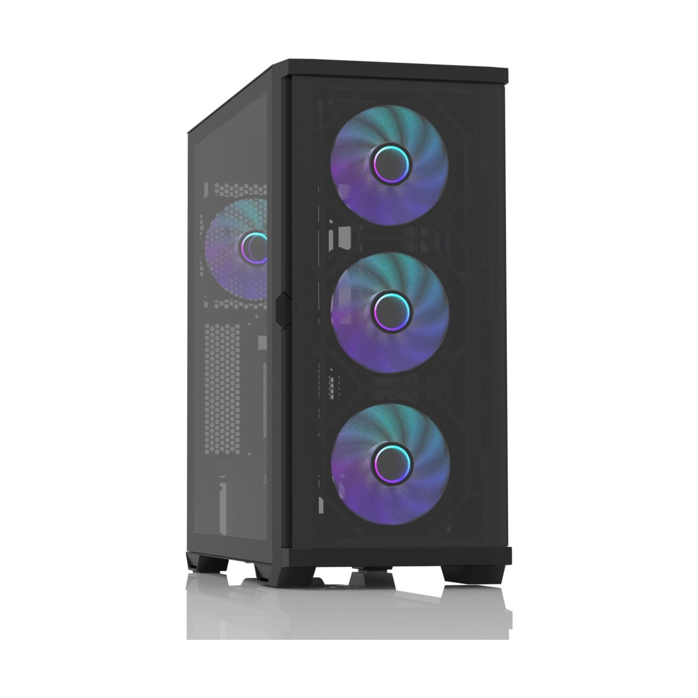 Zalman Z10 DUO ATX ZM-IF120 x4 Black