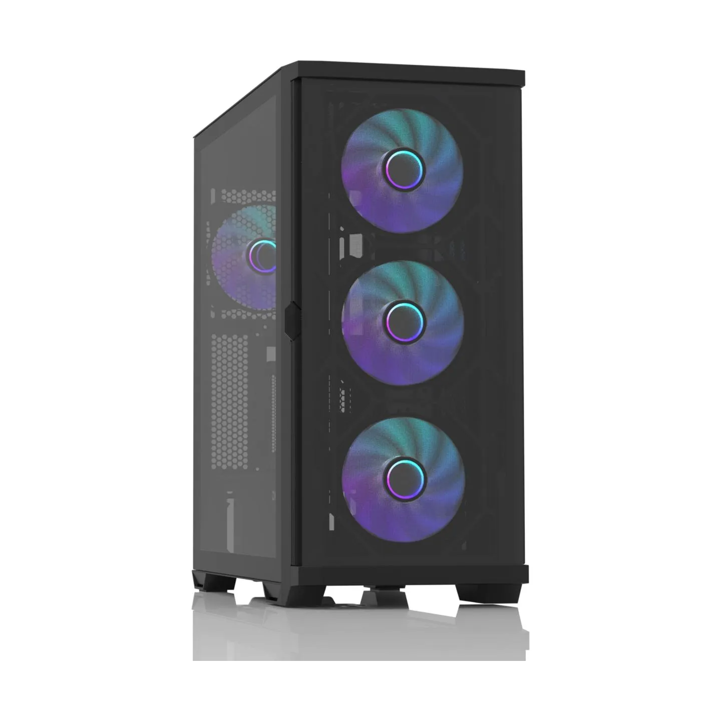 Zalman Z10 DUO ATX ZM-IF120 x4 Black