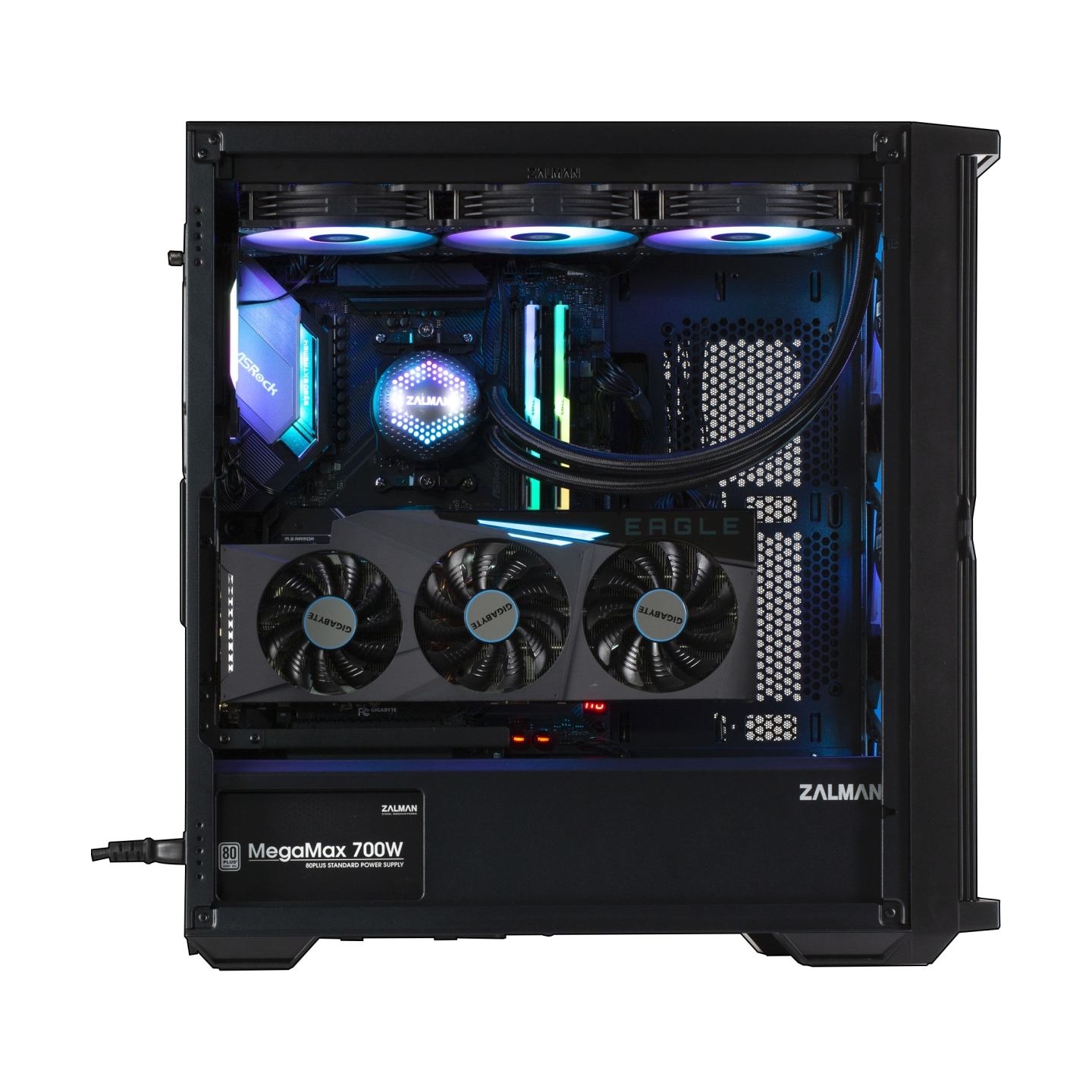 Zalman Case Z10 PLUS ATX Mid Tower 140mm ARGB Fan x4