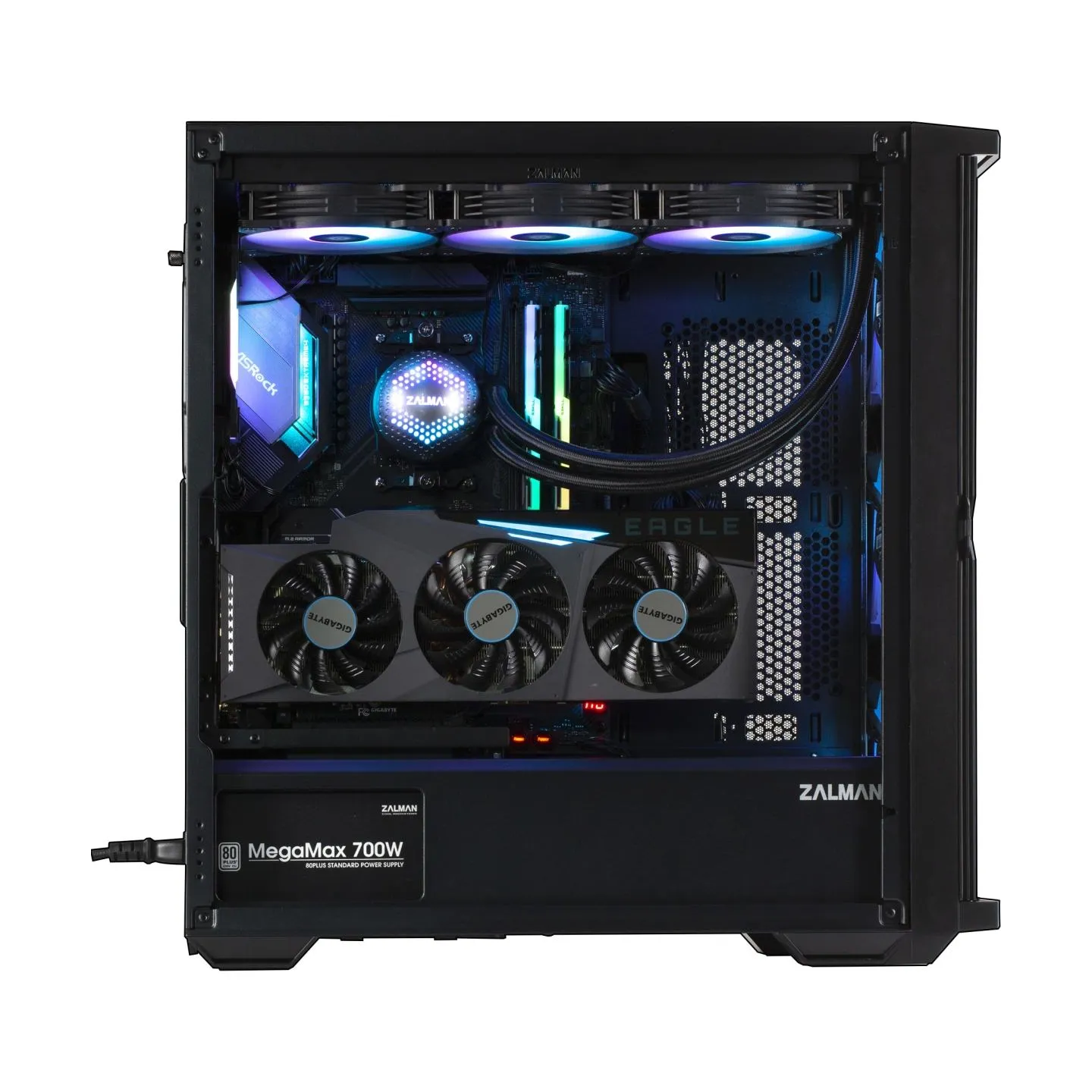 Zalman Case Z10 PLUS ATX Mid Tower 140mm ARGB Fan x4